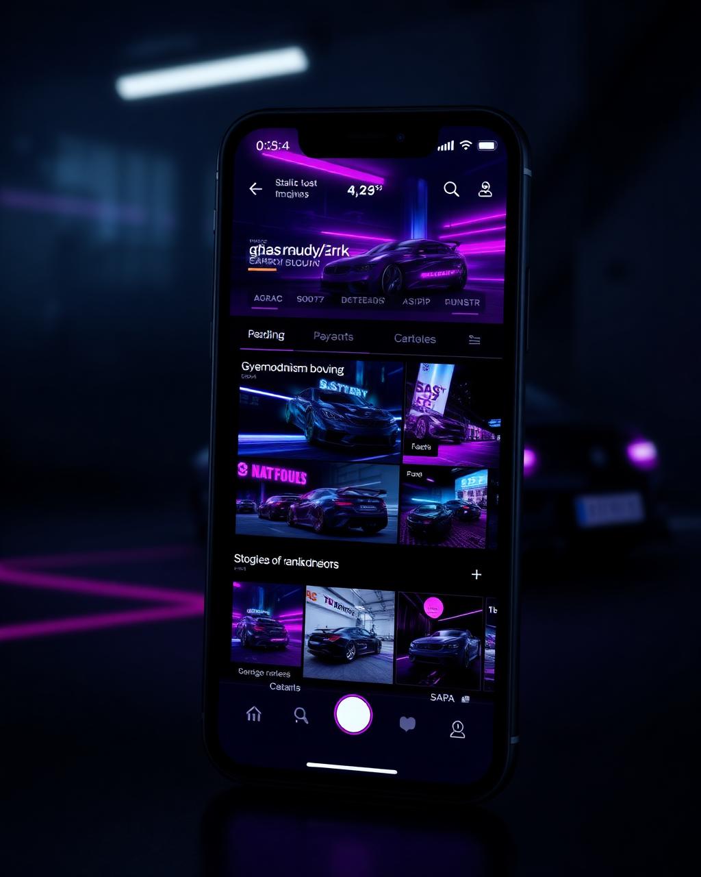 CarsNight mobile app preview